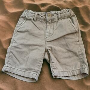 The Children's Place Boys Shorts Size 5 Slim 5S Khaki Adjustable Waist Cotton